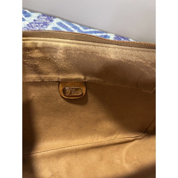 Gucci Monogrammed Canvas Crossbody Bag with Serial Number - Picture 9 of 13